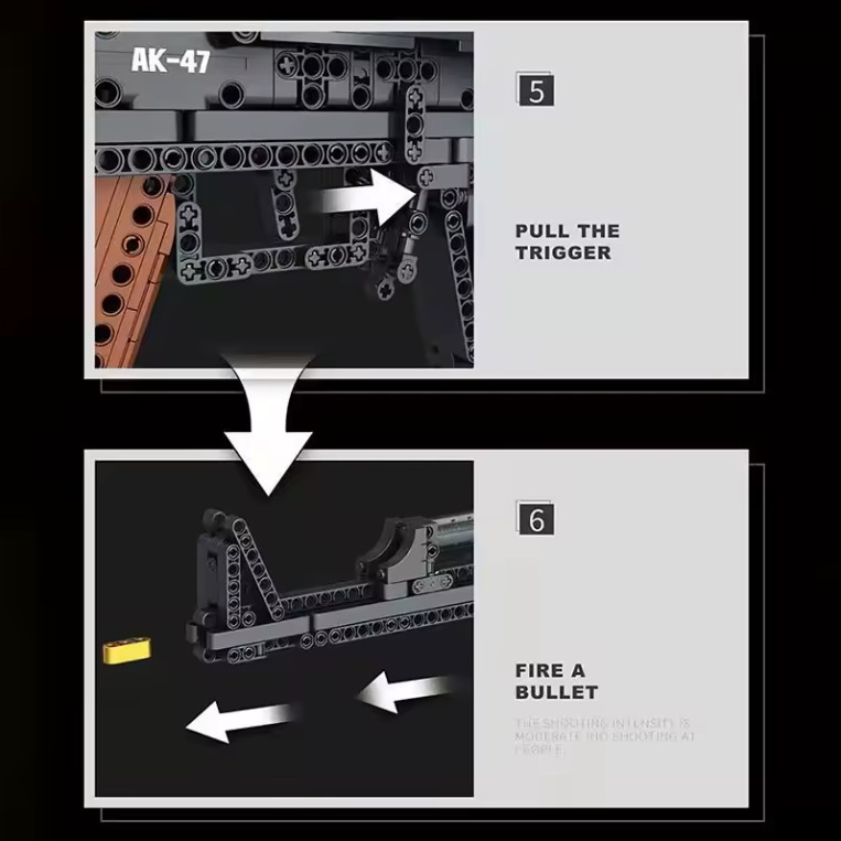 AK-47 BRICKGUNZ™ (1238pcs)