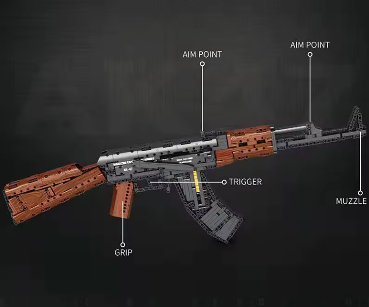AK-47 BRICKGUNZ™ (1238pcs)