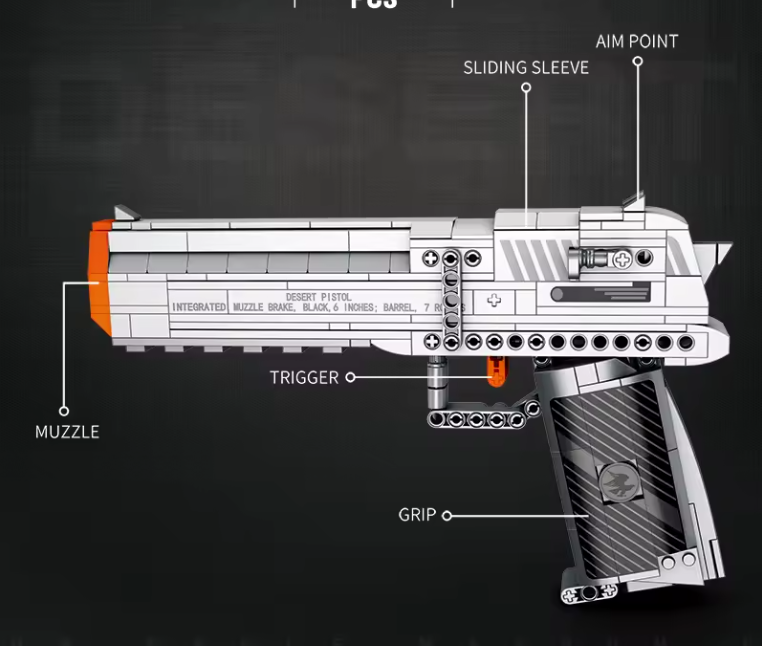 DESERT EAGLE BRICKGUNZ™ (408pcs)